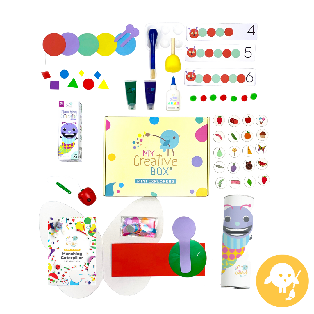 Mini Explorers Munching Caterpillar Box - My Creative Box